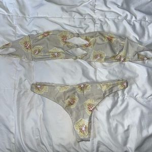 Yellow hapa benoa set